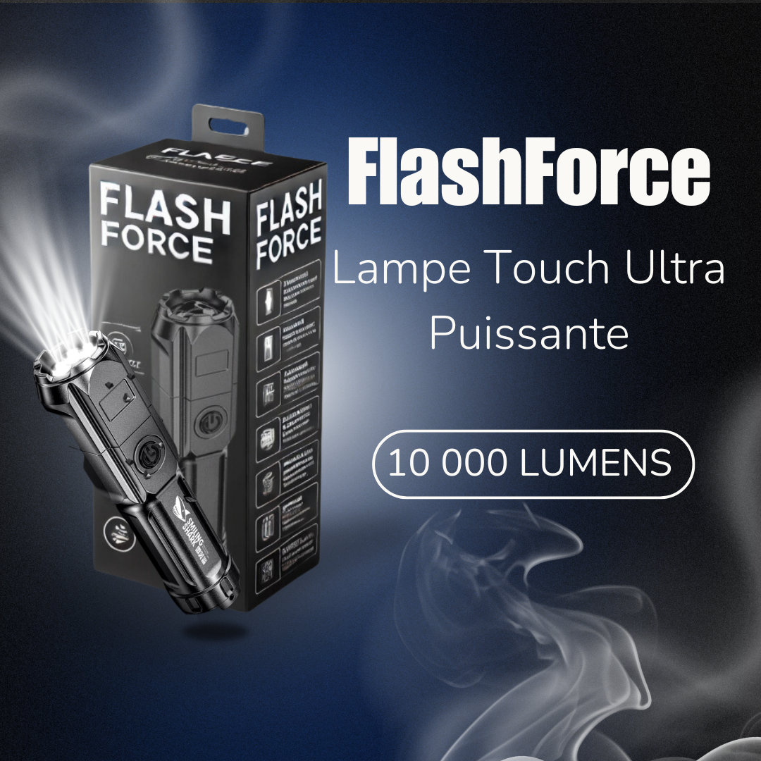 FlashForce® - Lampe Torche Ultra Puissante 10 000