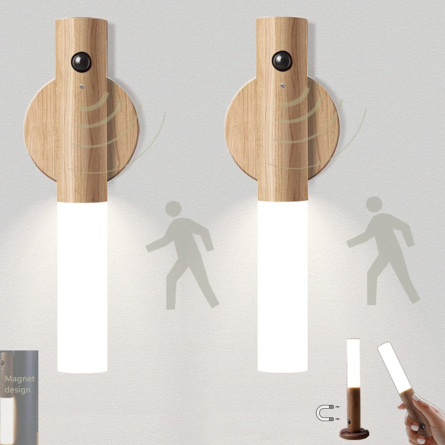 Woodlamp, avec capteur de mouvement