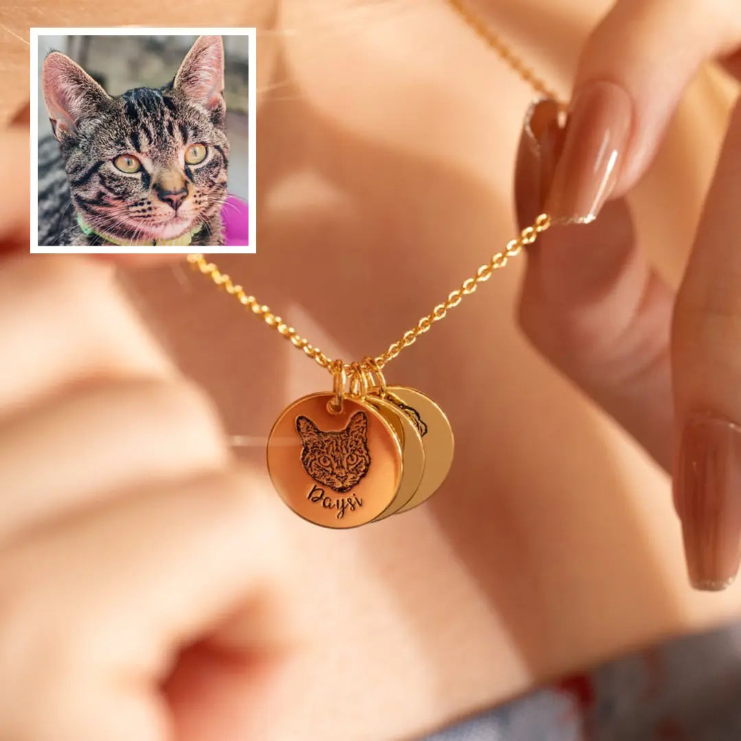 Collier Portrait d'Animal