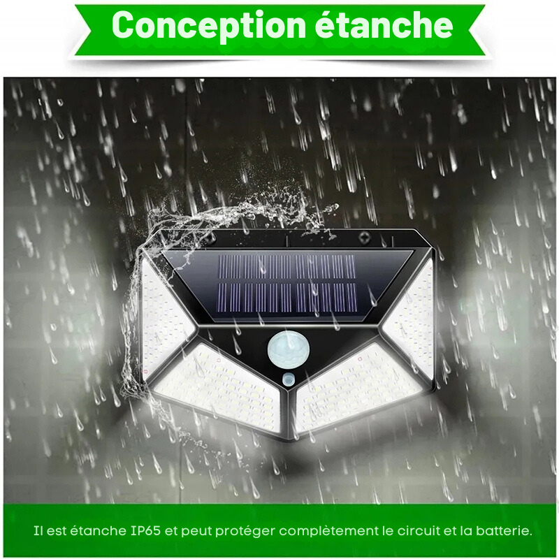 Projecteur Solaire LED à Détection de Présence