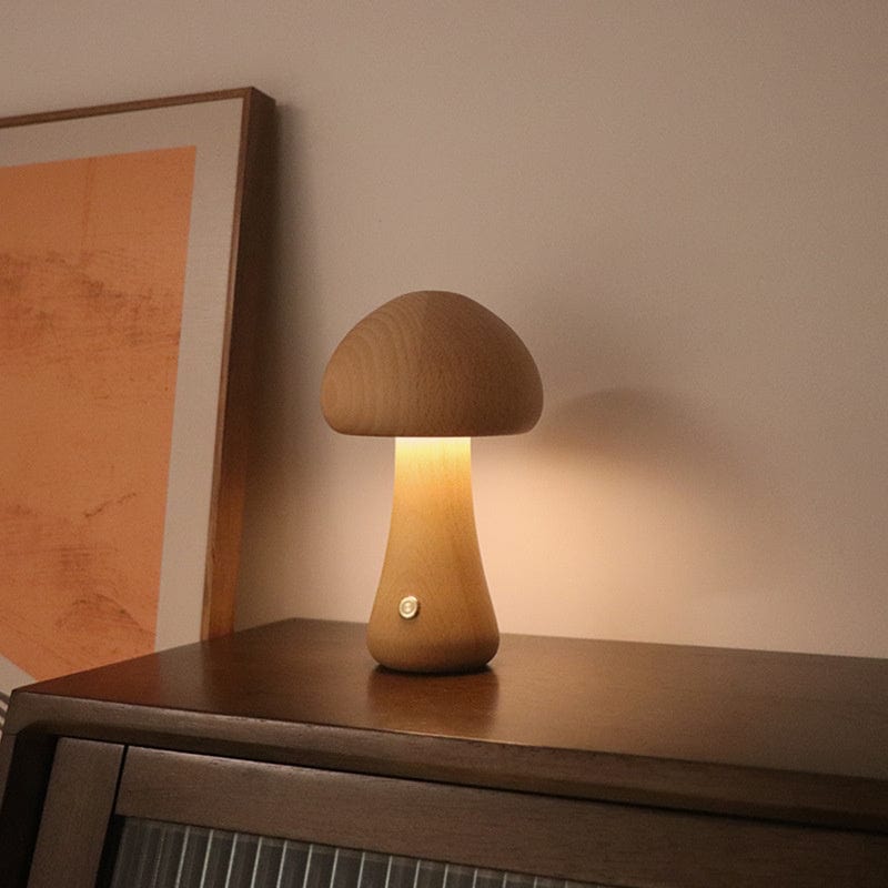 Champi'houten lamp