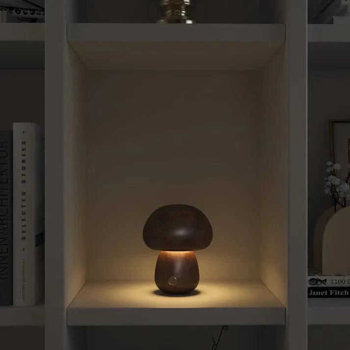 Champi'houten lamp