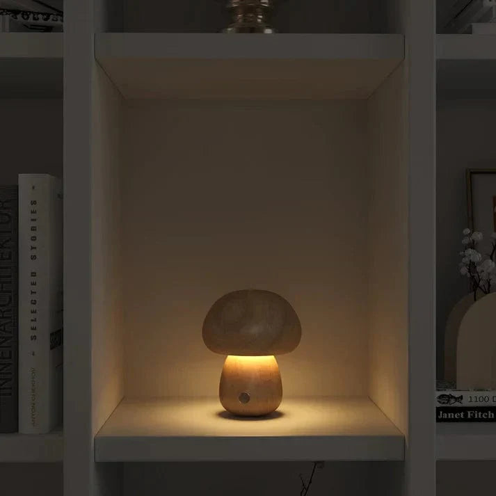 Champi'houten lamp