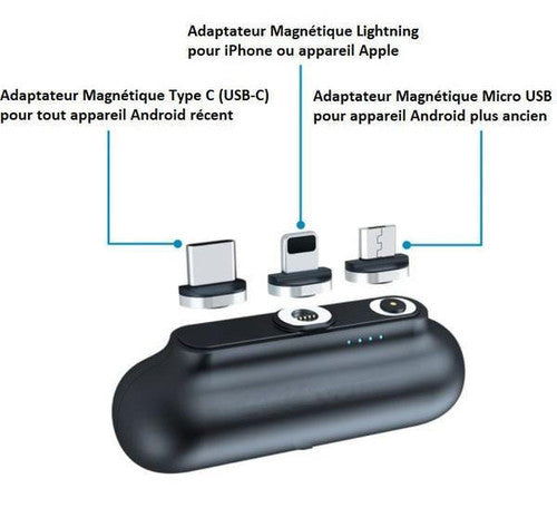 Mini magnetische externe batterij - PowerPro™