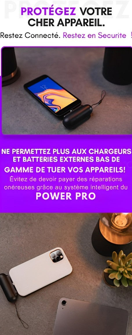 Mini magnetische externe batterij - PowerPro™